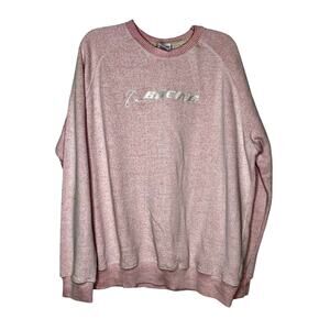 Boeing Logo heather pink raglan sweatshirt Size XL